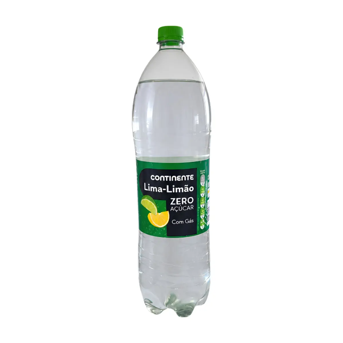 Refresco carbonatado sabor lima-limón sin azúcares Continente (2 L / 67.63 floz)