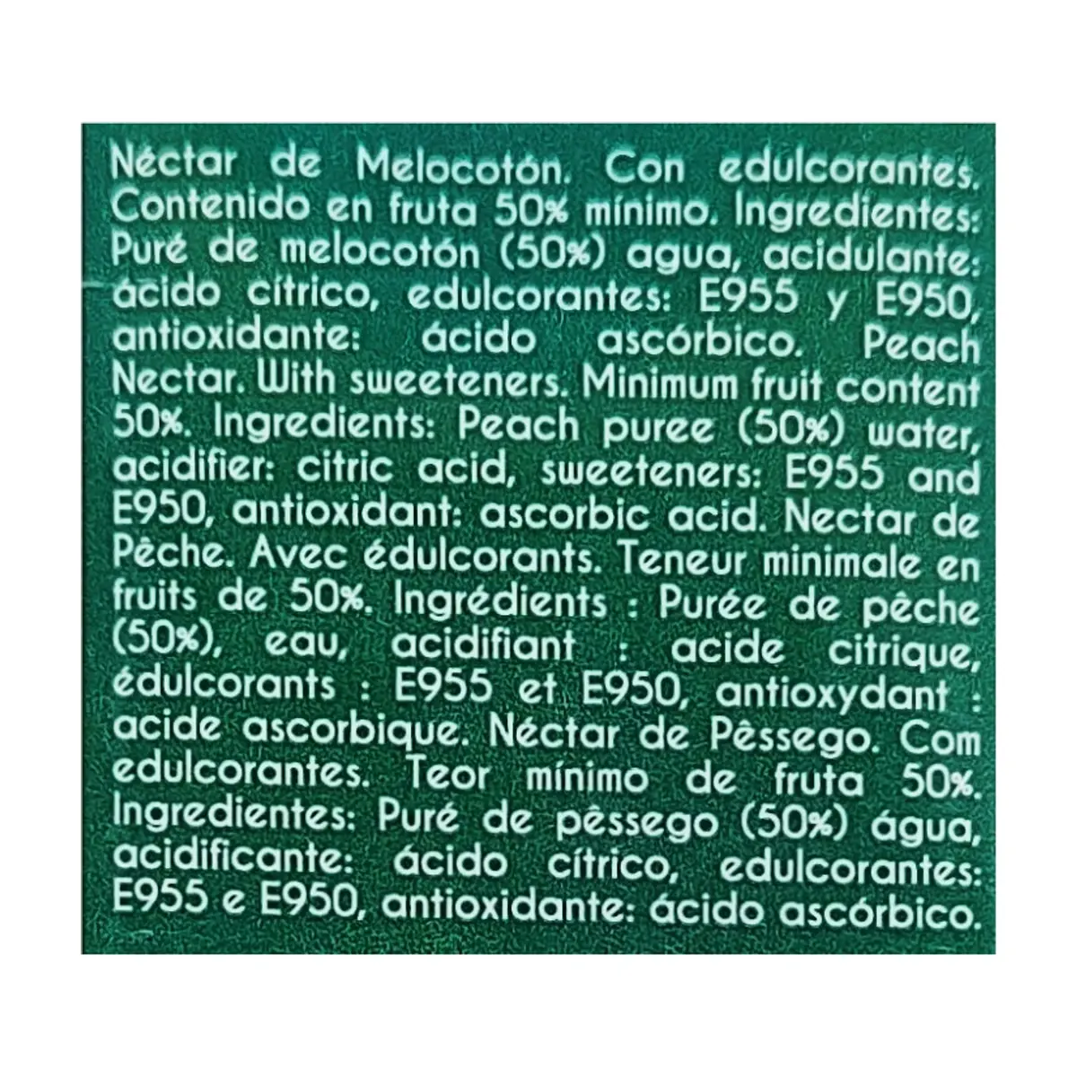 Néctar de melocotón Mocitos (200 ml) - Miniatura 4