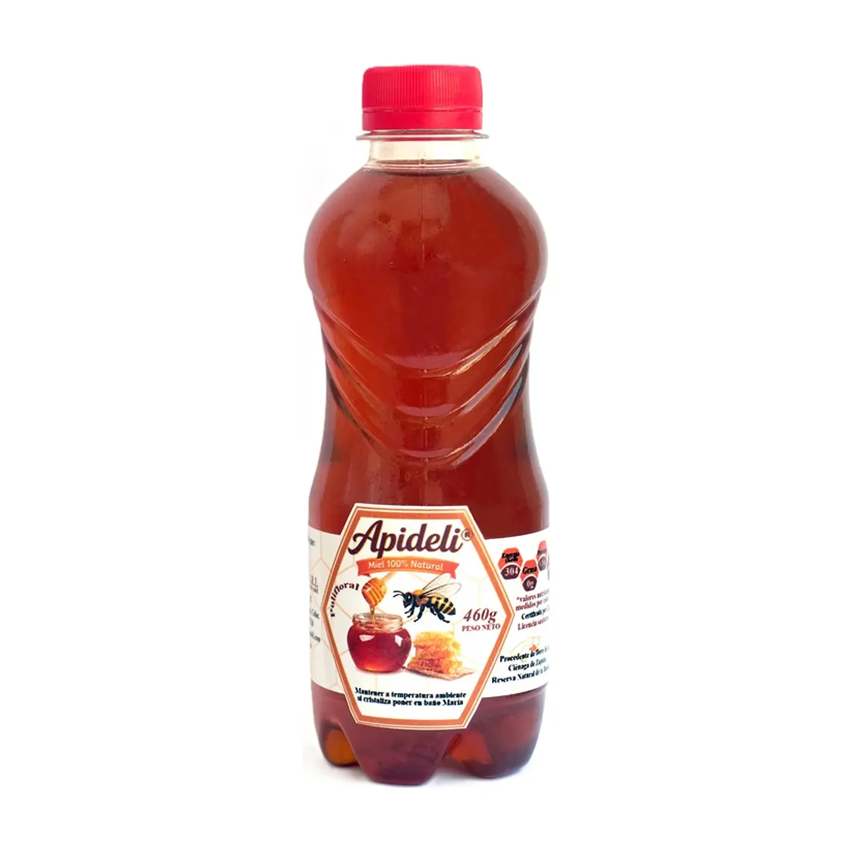 Miel de abeja 100% natural Apideli (460g / 1.01 lb) - Miniatura 1