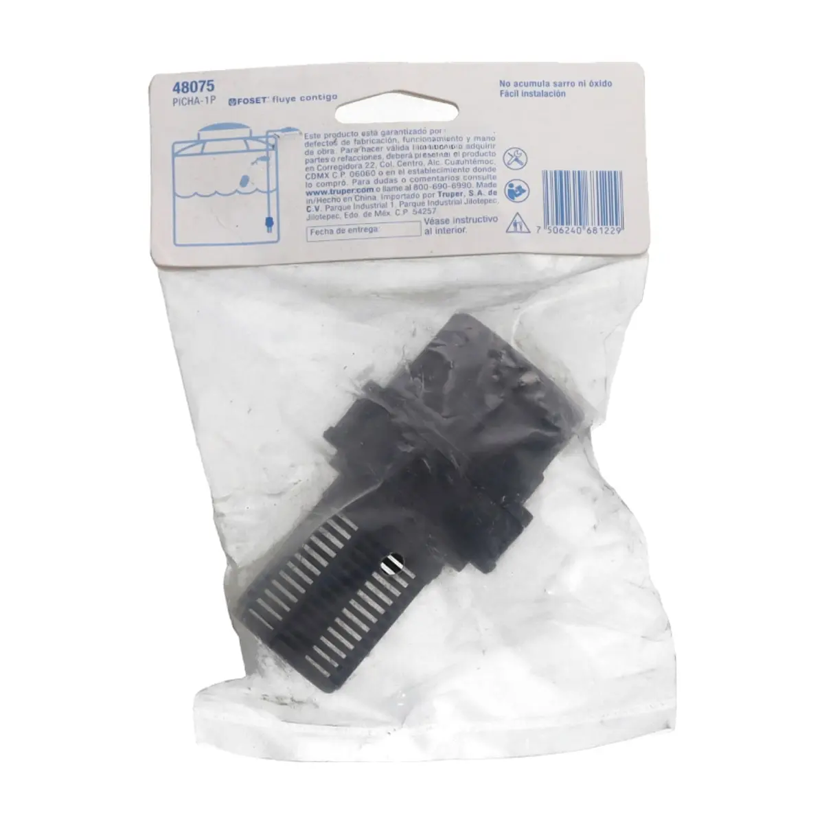 Válvula check PVC para cisterna Foset 48075 - Thumbnail 2