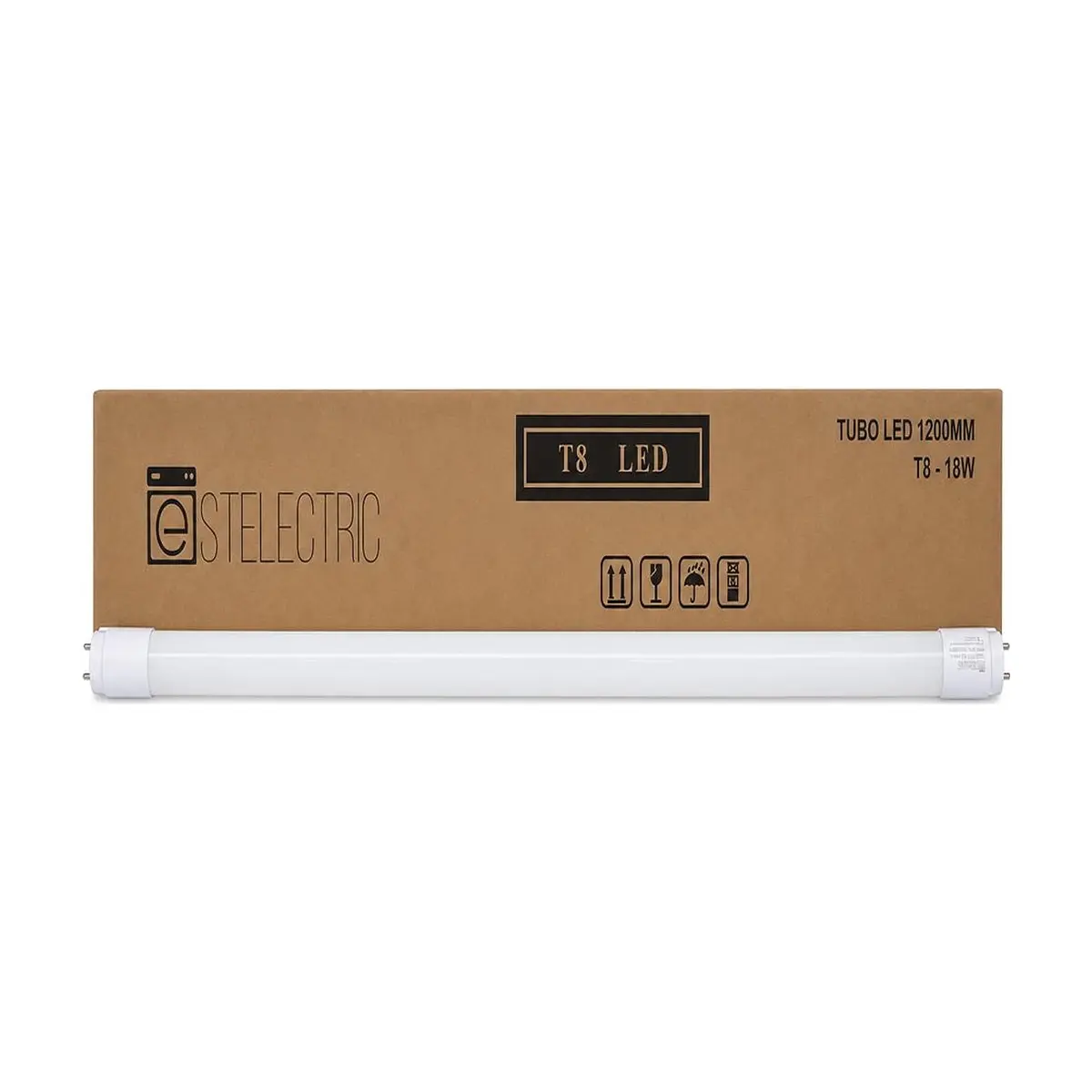 Caja de tubos LED de cristal de 18 W Estelectric T8 (30 U)
