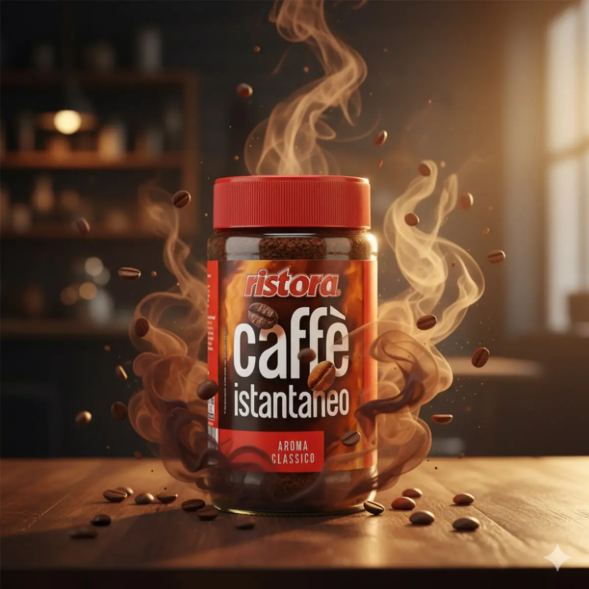 Café instantáneo aroma clásico Ristora (100 g / 3.5 oz) - Miniatura 4