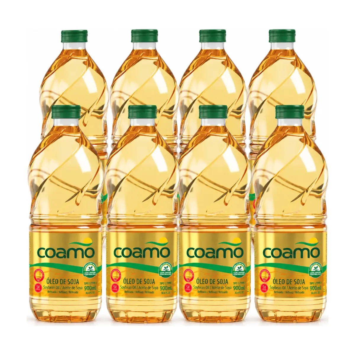 Aceite de soja refinado Coamo (8 x 900 ml) - Miniatura 1