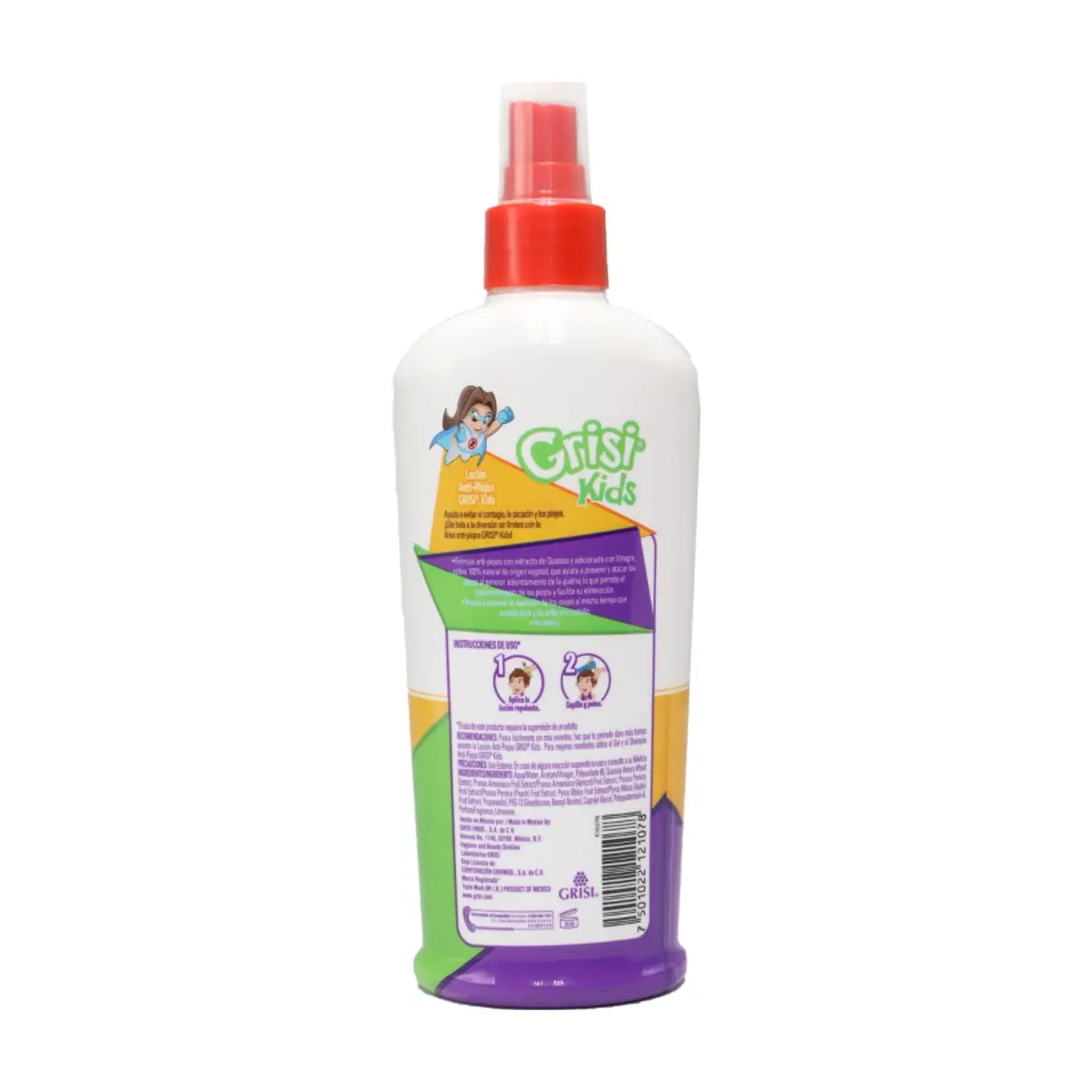 Loción repelente anti piojos Grisi Kids (250 ml) - Thumbnail 3