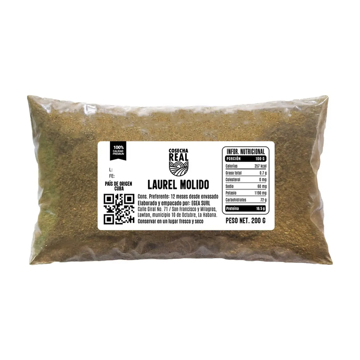 Laurel molido Cosecha Real (200 g / 7.05 oz)