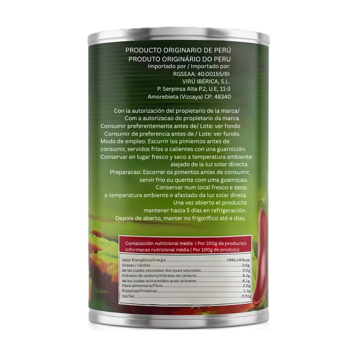 Pimientos del piquillo enteros extra (400 g / 14.10 oz) - Thumbnail 2