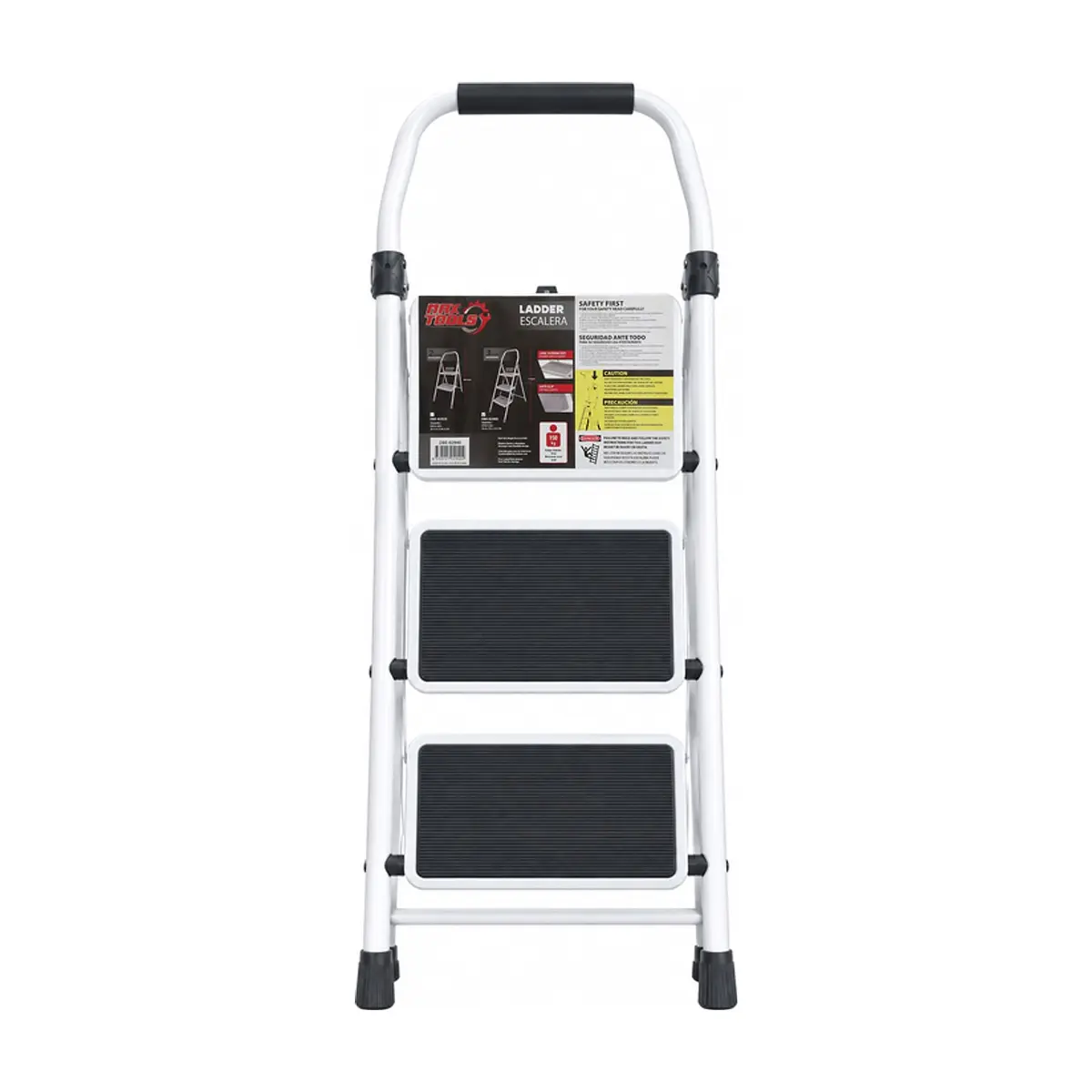 Escalera plegable de 3 escalones MAX TOOLS - Thumbnail 2