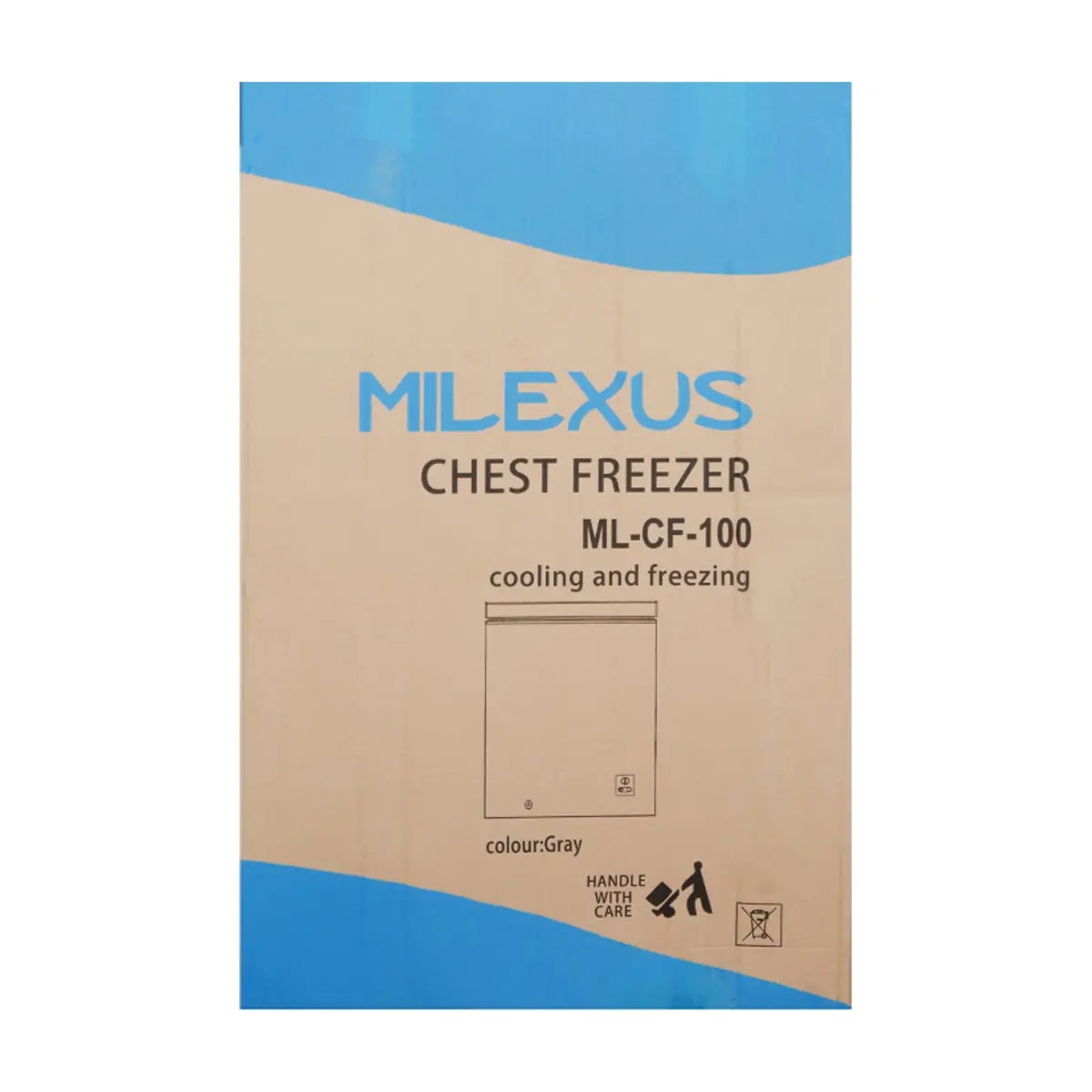 Congelador horizontal freezer 100 L Milexus ML-CF-100 - Thumbnail 3