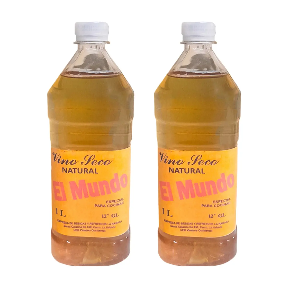 Vino seco natural El Mundo (2 x 1 L)