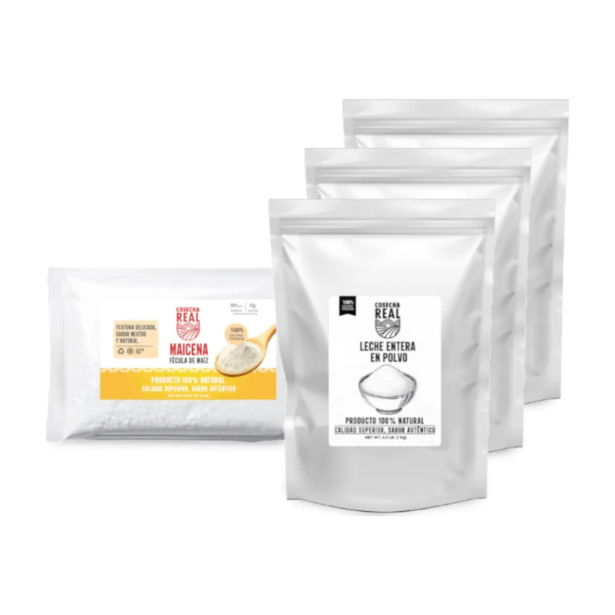 Combo para dulces Cosecha Real #4: Maicena + Leche entera en polvo