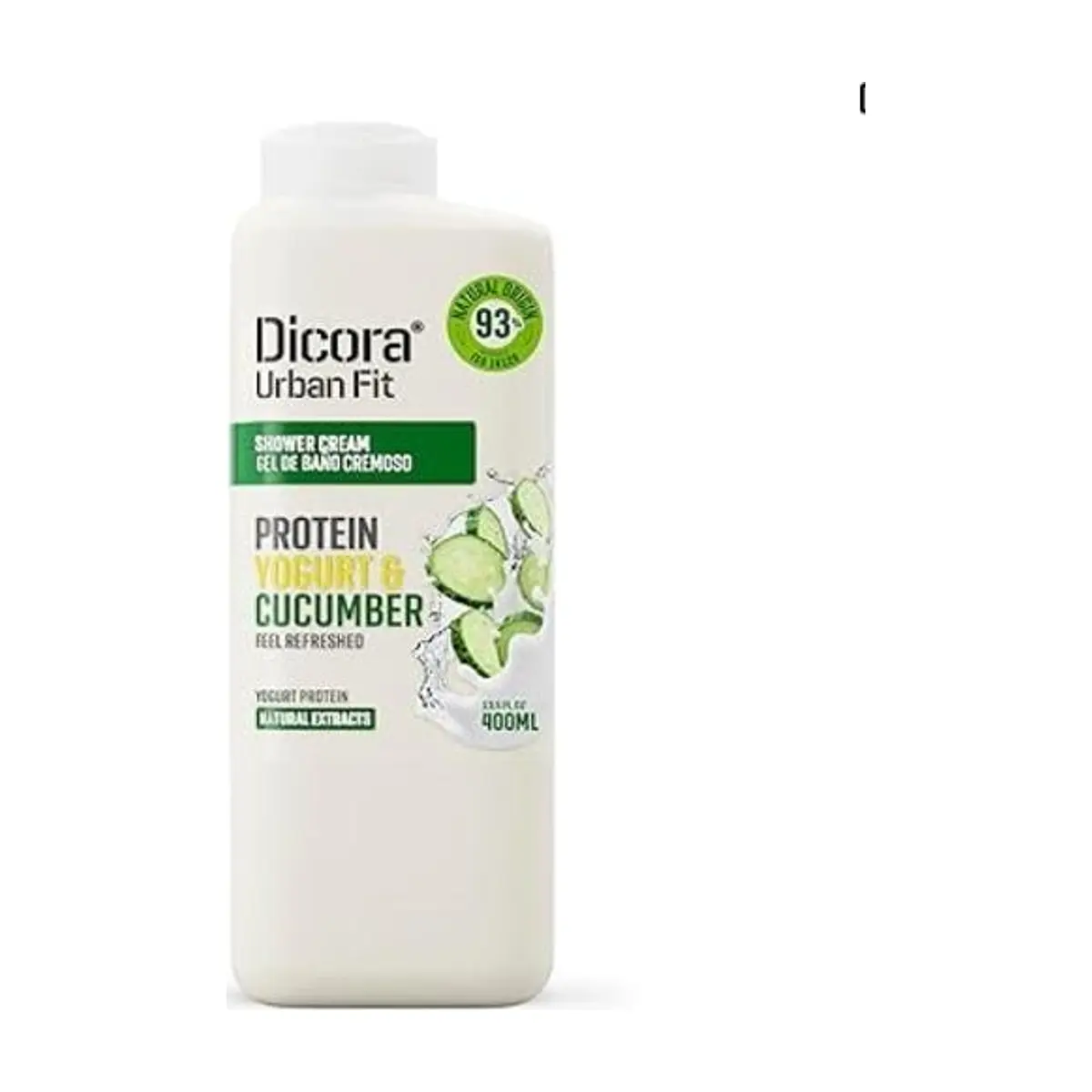 Crema de Ducha Proteica de Yogurt y Pepino (400 ml) DICORA UF