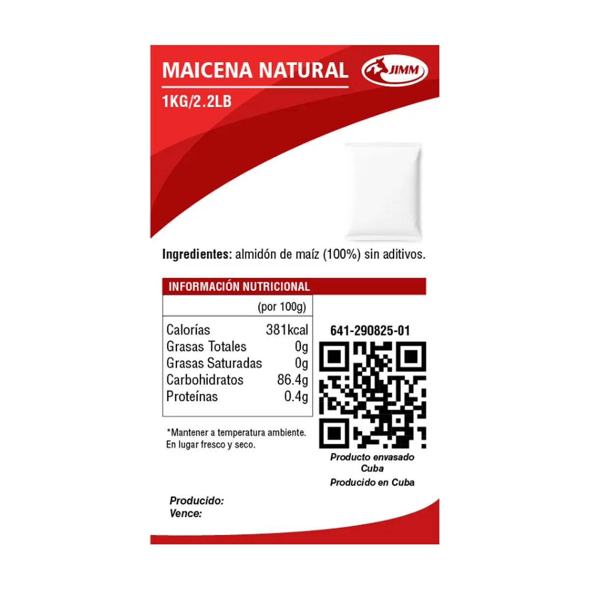 Maicena natural Jimm (1 kg / 2.2 lb) - Thumbnail 3