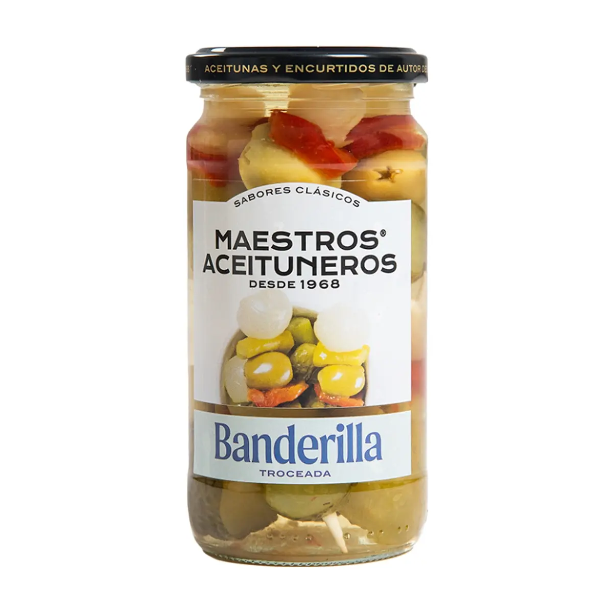 Banderilla troceada Maestros Aceituneros (345 g / 12.16 oz)