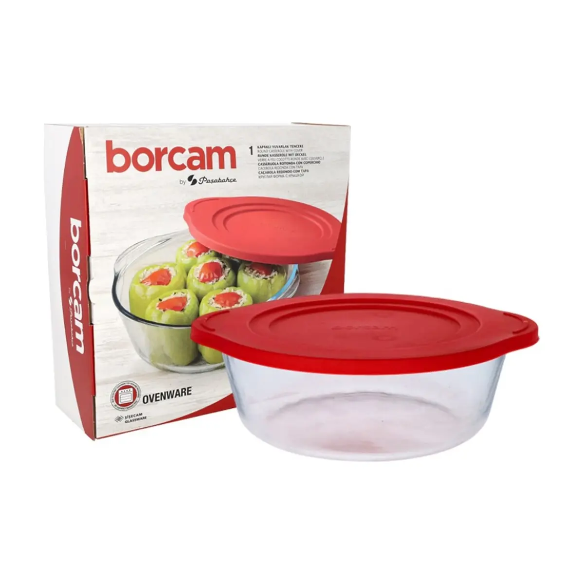 Fuente para hornear Borcam 2200 ml - Thumbnail 2