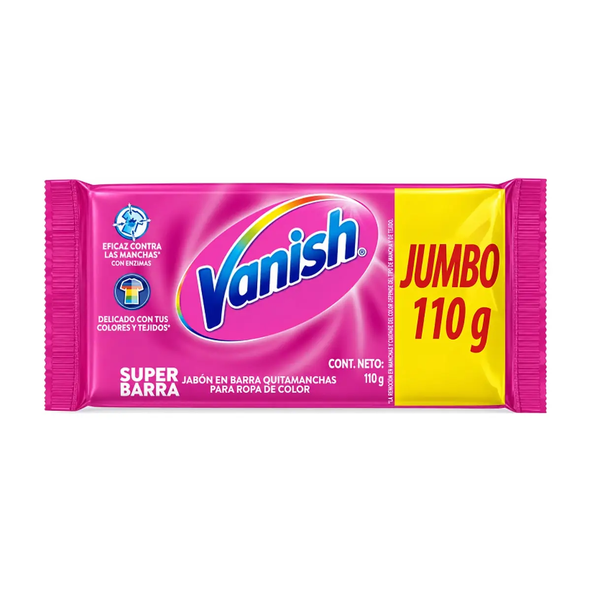 Jabón en barra quitamanchas para ropa de color Vanish (110 g / 3.88 oz)