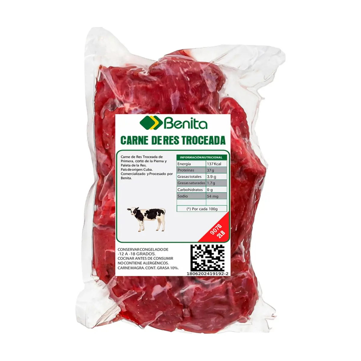 Carne de res troceada Benita (907 g / 2 lb) - Thumbnail 2