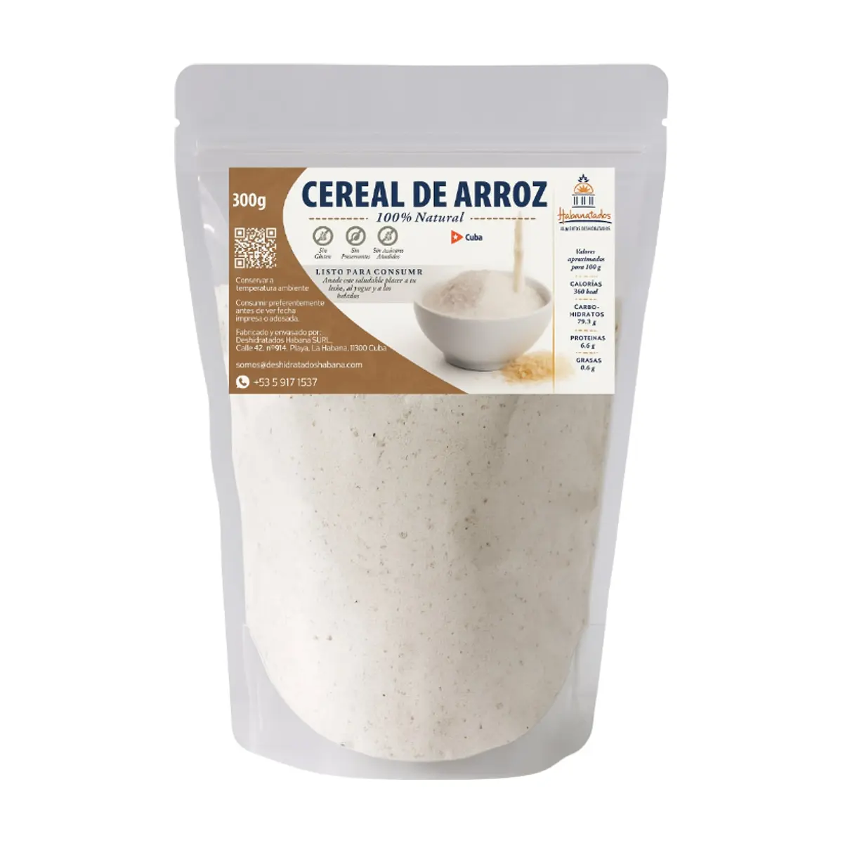 Cereal de arroz Habanatados (300 g / 10.58 oz) - Imagen 1