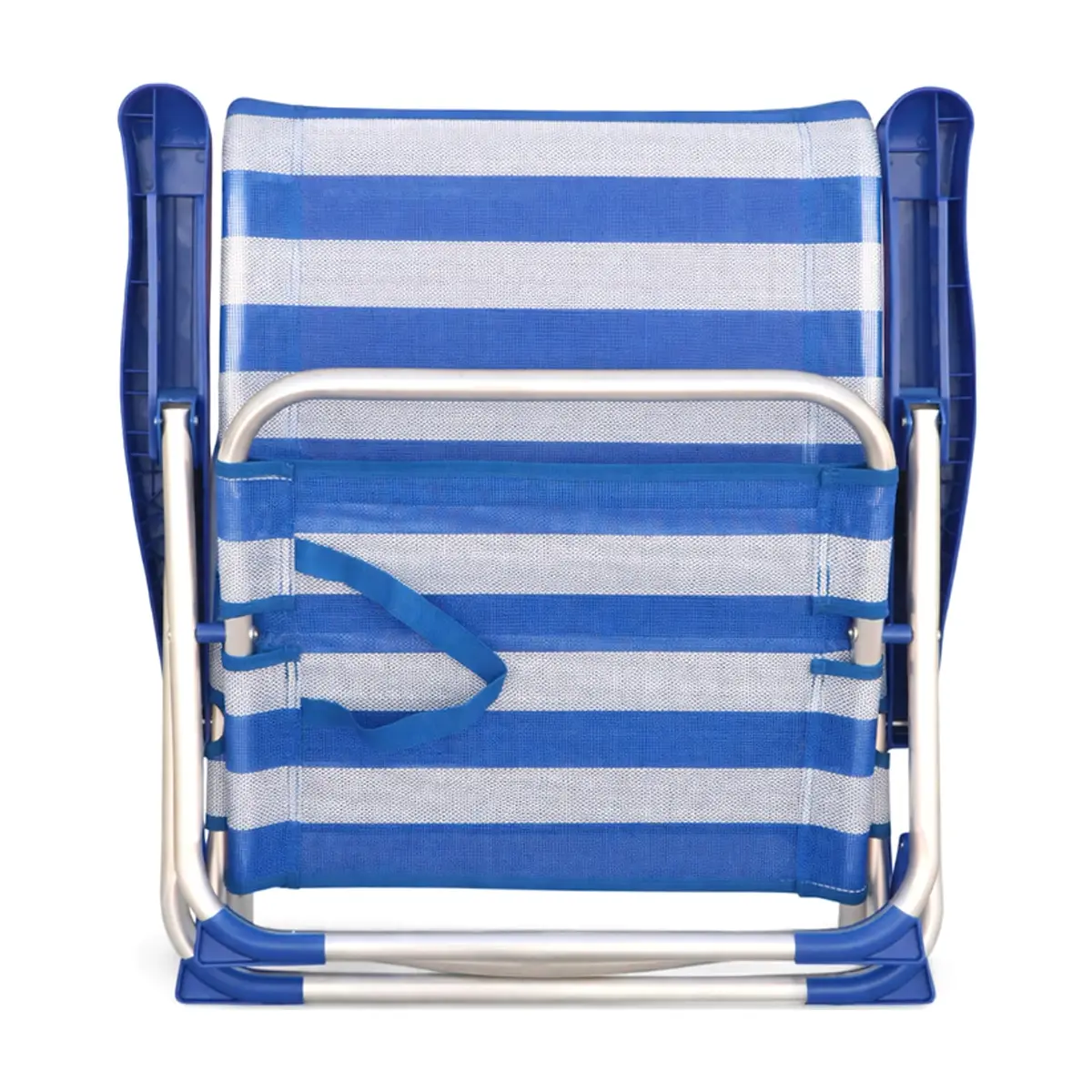 Silla de playa plegable aluminio fibreline rayas azul y blanco Casa y Menaje - Thumbnail 3