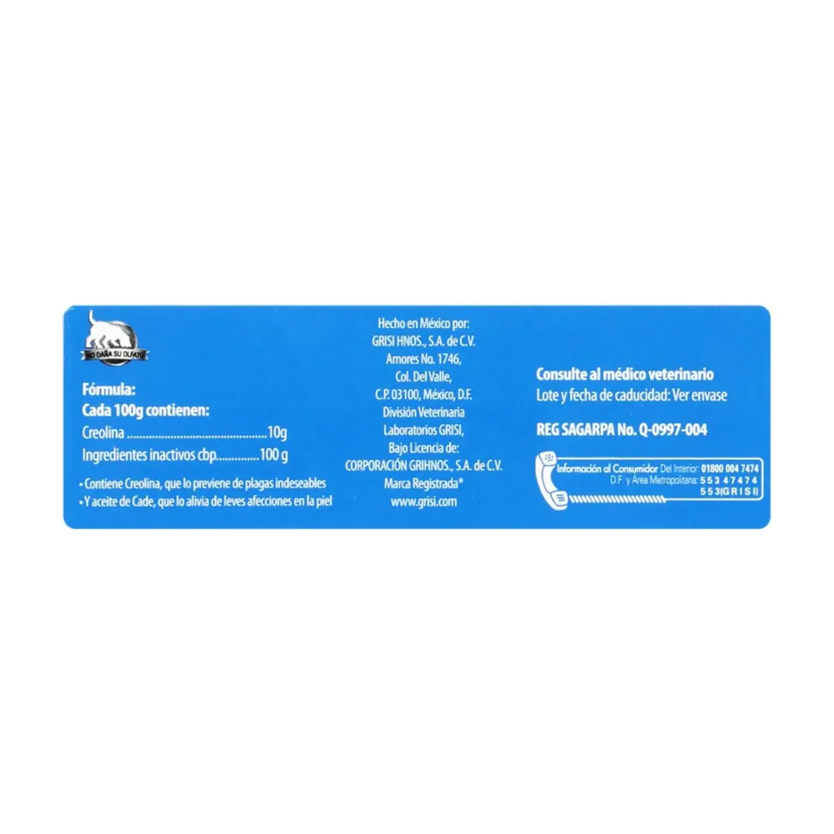 Jabón antipulgas del Perro Consentido Grisi (100 g / 3.5 oz) - Miniatura 5