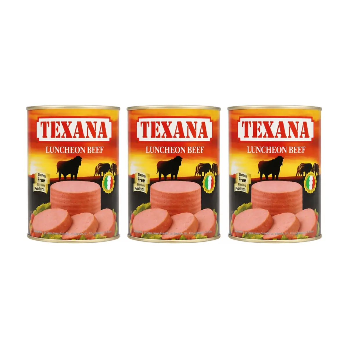 Carne de res tipo spam Texana ( 3 X 400 g)