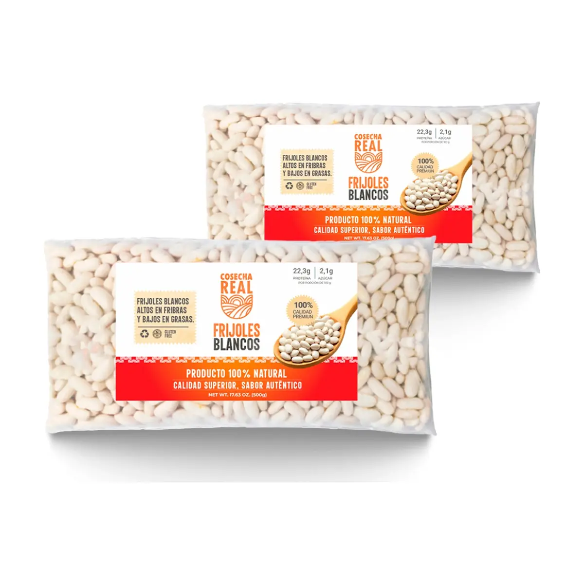 Frijoles blancos Cosecha Real (2 x 500 g / 1.1 lb)