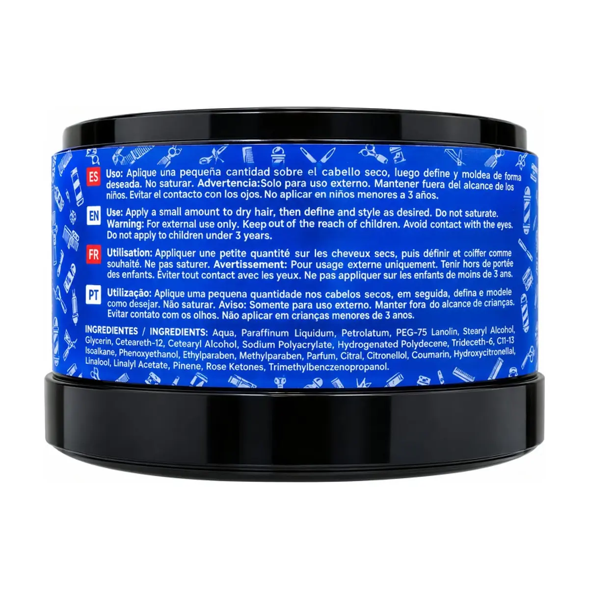 Cera para peinar en crema Brillantina Brillo extra Nevada Barber Shop (150 ml / 5 oz) - Thumbnail 3