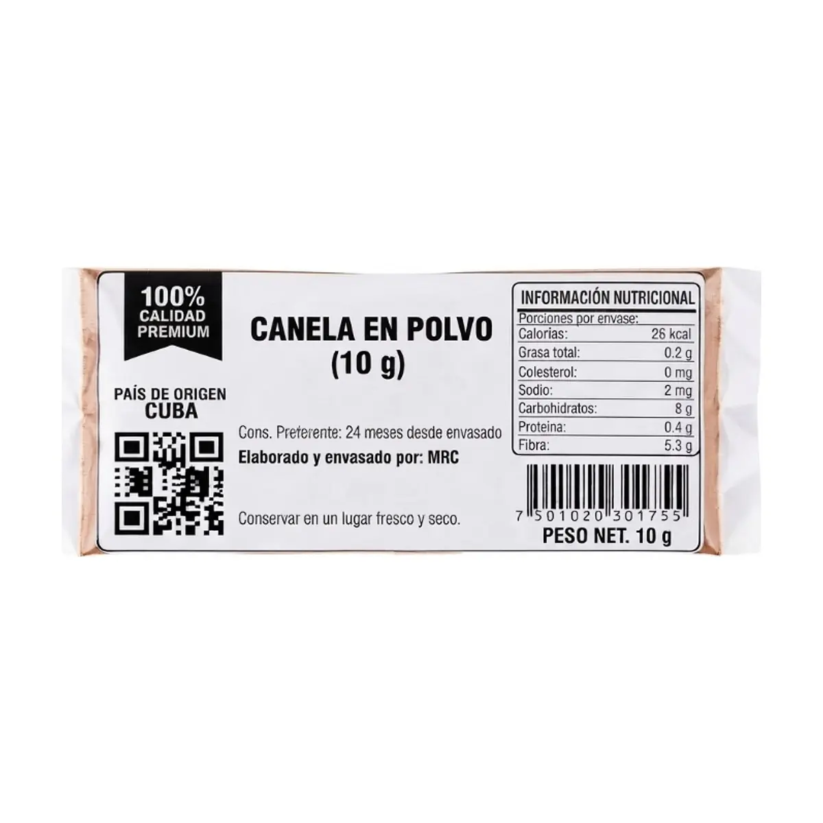 Canela en polvo MRC (10 g)