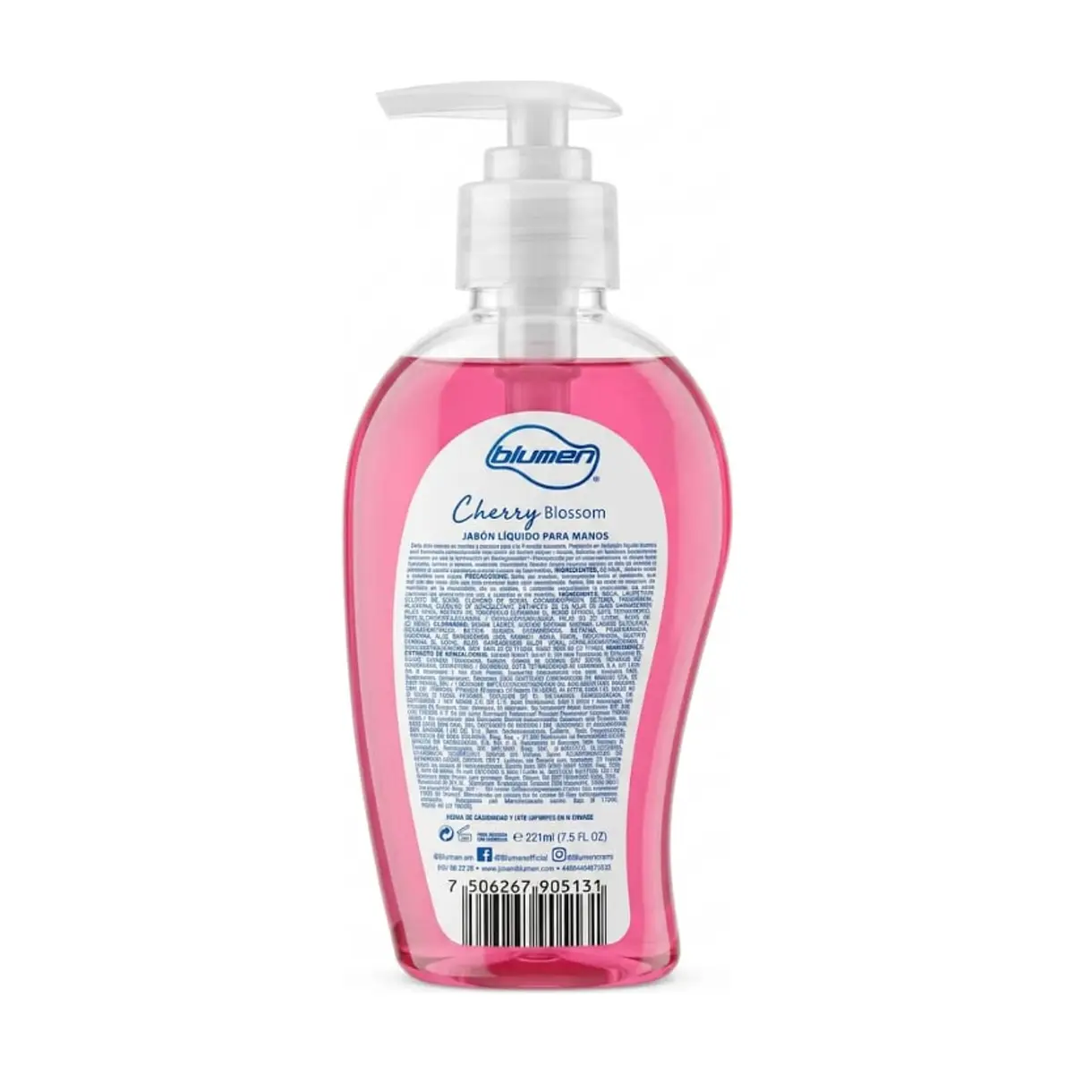 Jabón líquido para manos Blumen Cherry Blossom (221 ml) - Thumbnail 2