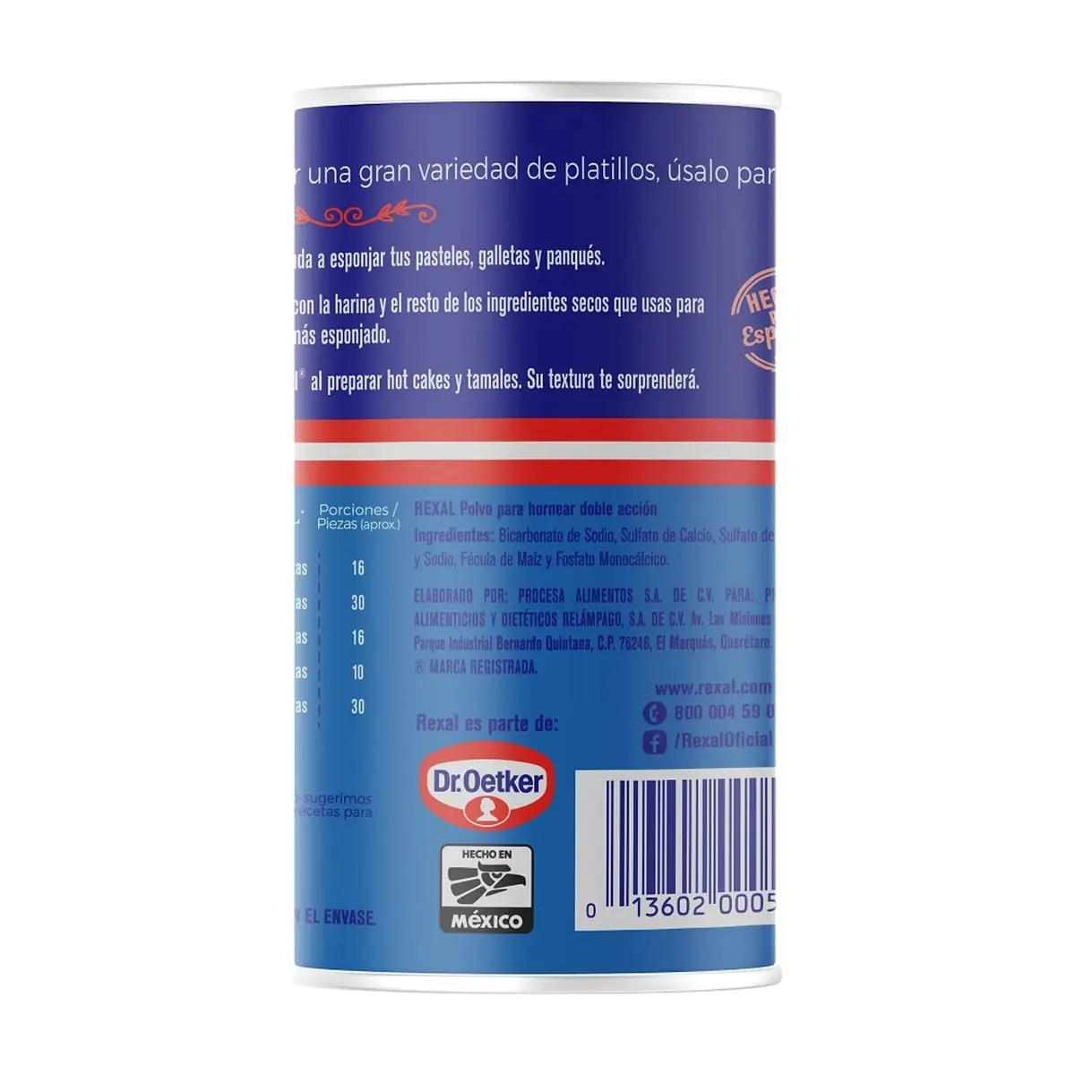 Polvo para hornear, capear y esponjar Rexal (250 g / 8.81 oz) - Thumbnail 3