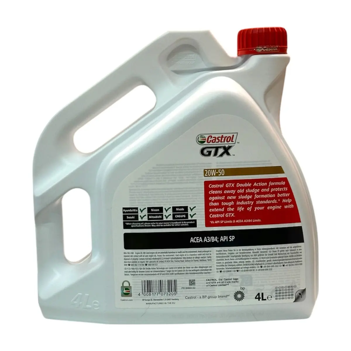 Aceite de motor Castrol GTX 20W-50 (4 L) - Thumbnail 2