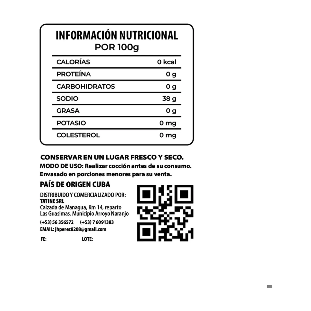 Sal común LJD (500 g / 1.1 lb) - Thumbnail 3