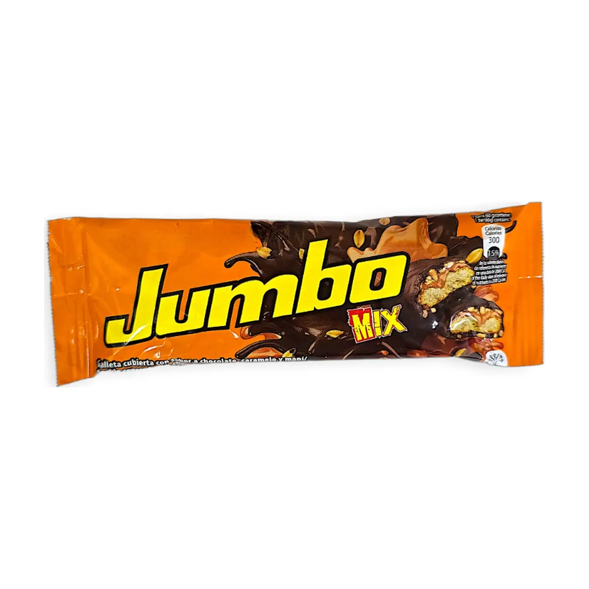 Galleta cubierta sabor a chocolate con caramelo y maní Jumbo Mix (60 g / 2.11 oz)