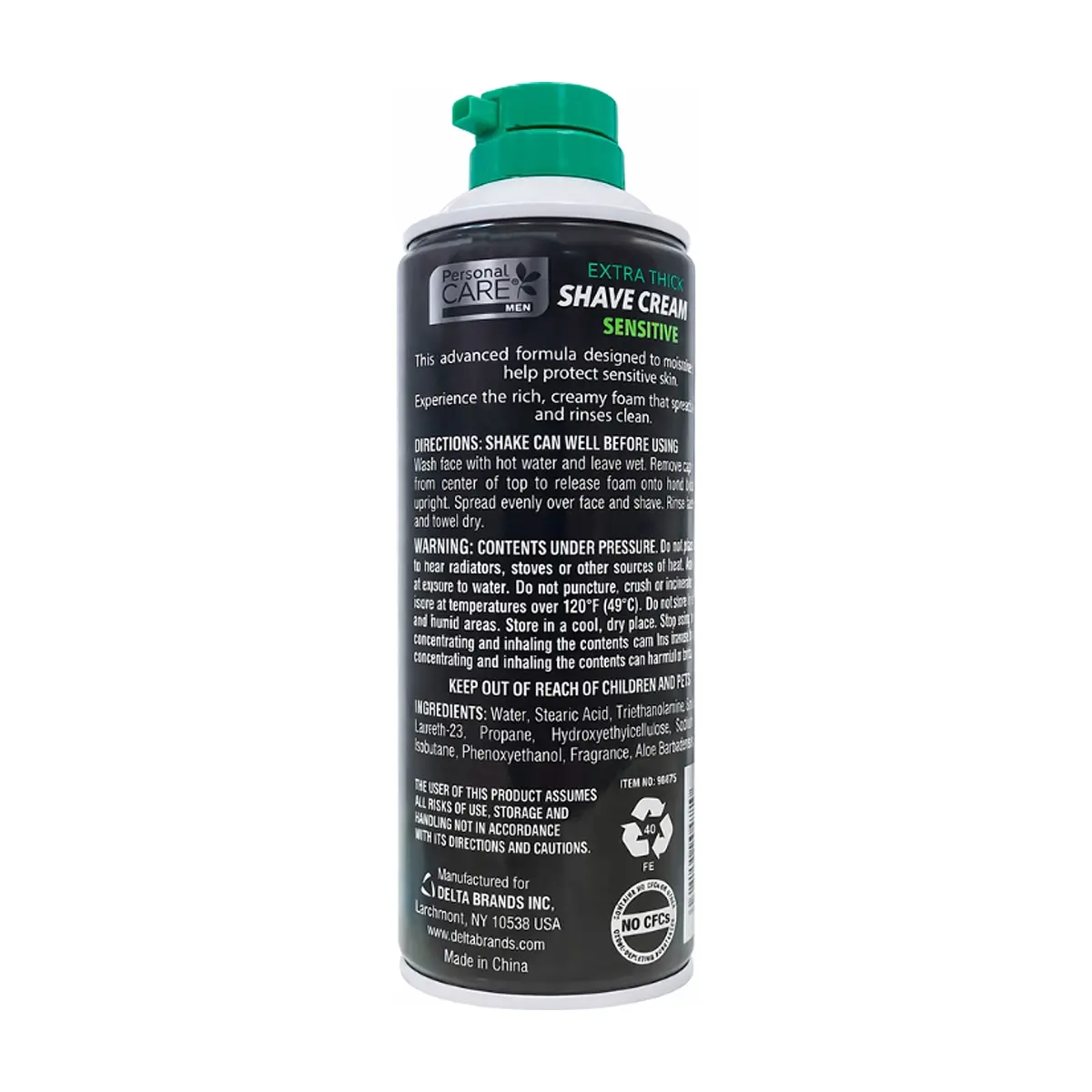 Espuma de afeitar extra gruesa para piel sensible Personal Care (283 g / 10 oz) - Thumbnail 3