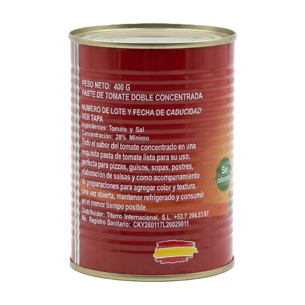 Pasta de tomate doble concentrada Naya (400 g / 14.11 oz) - Thumbnail 4