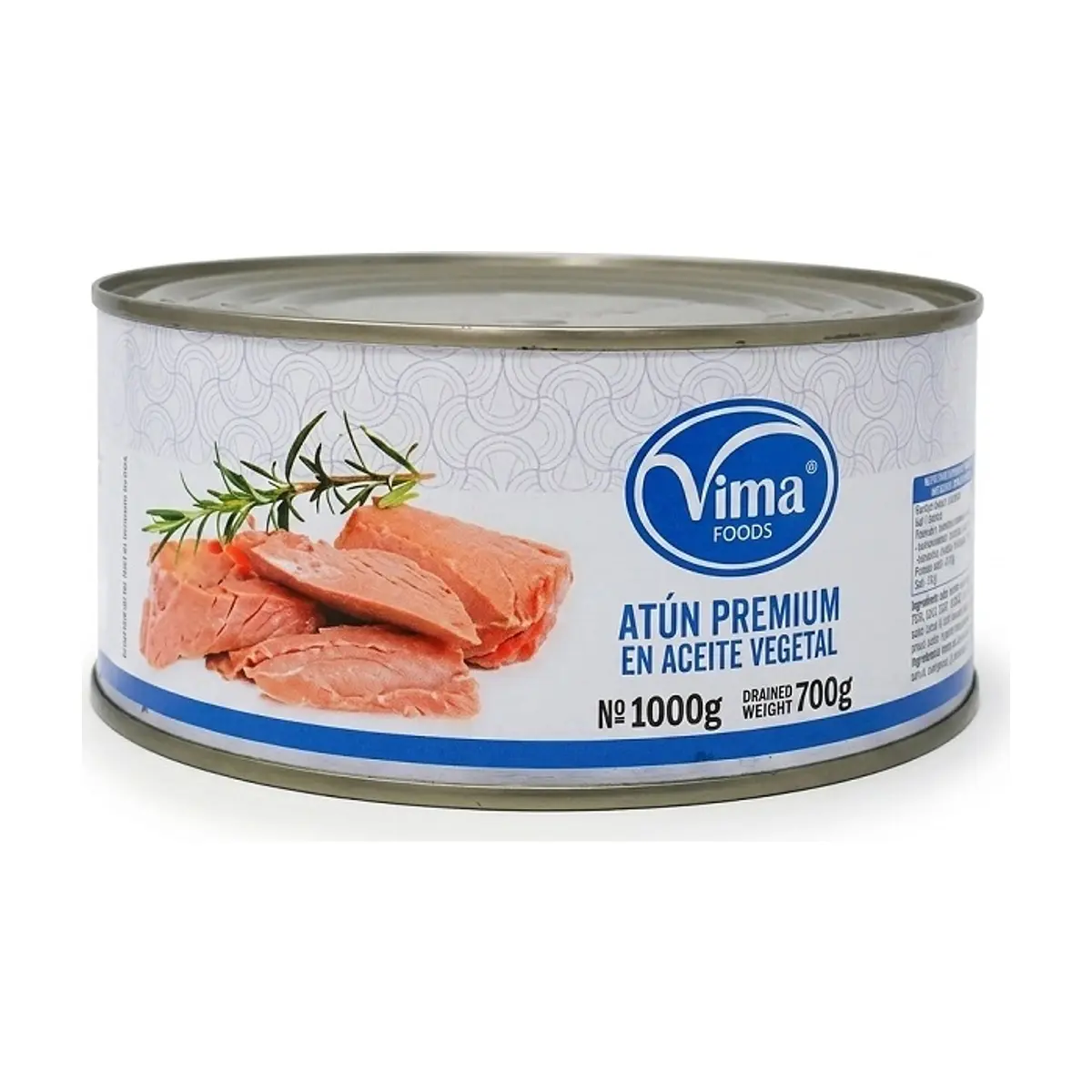 Atún en Aceite Vegetal Premium (1000g) VIMA