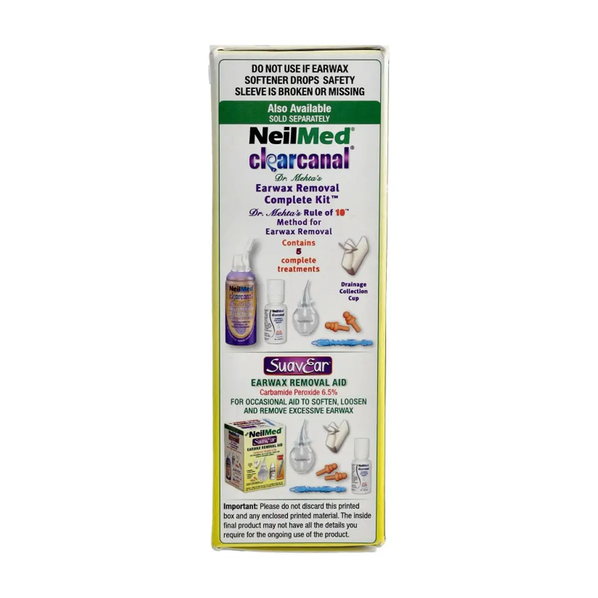 Gotas suavizantes de cerumen NeilMed (15 ml) - Thumbnail 3