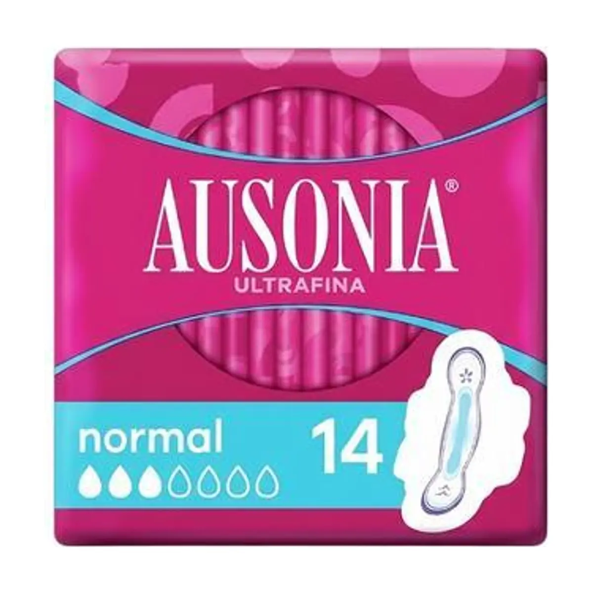 Almohadillas Sanitarias Alas Normal (14 ud) AUSONIA