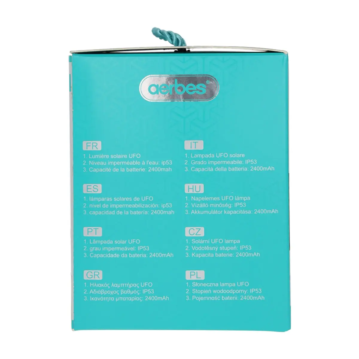 Luz led de carga solar Aerbes AB-TA229 - Thumbnail 3