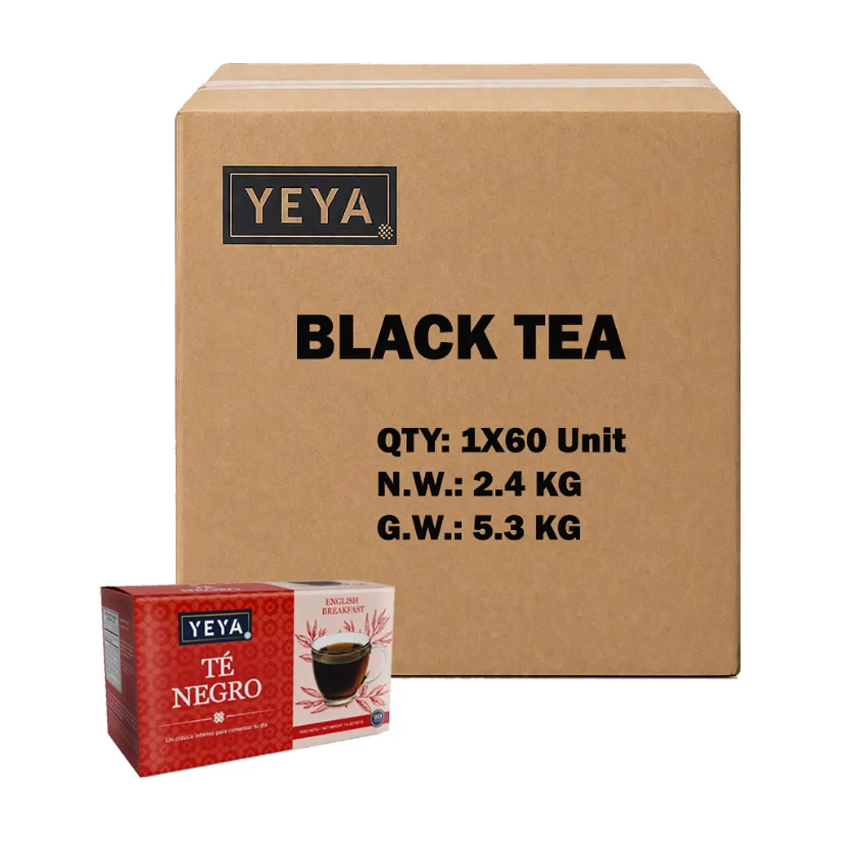Té negro YEYA (60 x 40 g / 1.4 oz)