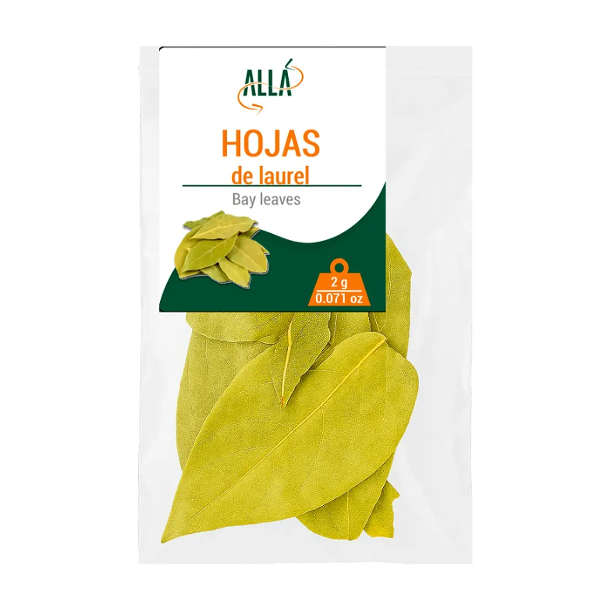 Hojas de laurel ALLÁ (2 g)