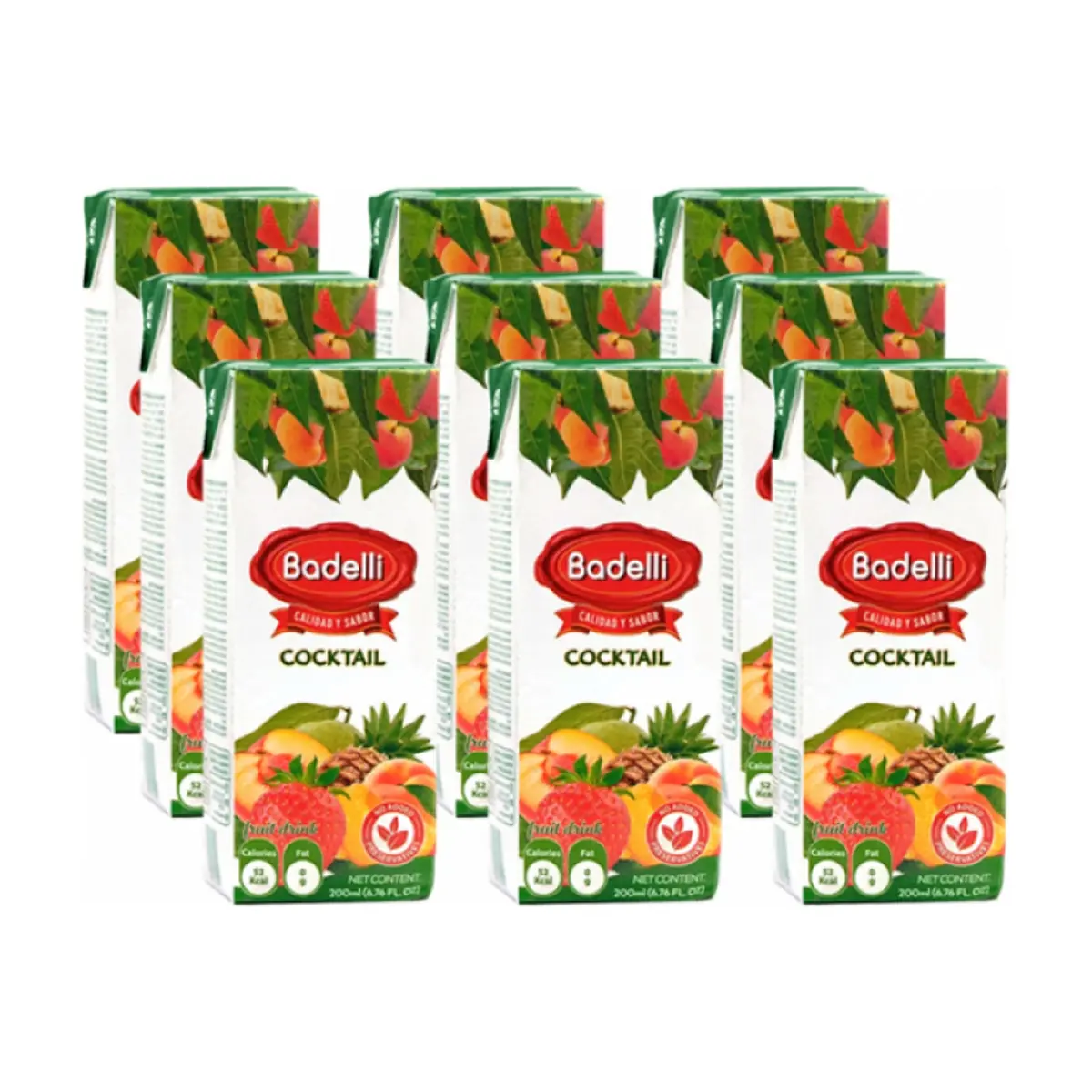 Jugo de cocktail Badelli (9 x 200 ml / 6.76 oz fl) - Imagen 1