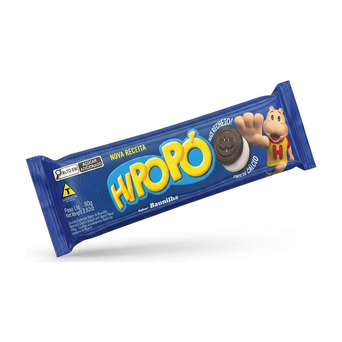 Galletas con relleno sabor vainilla Hipopó (80 g / 2.82 oz)