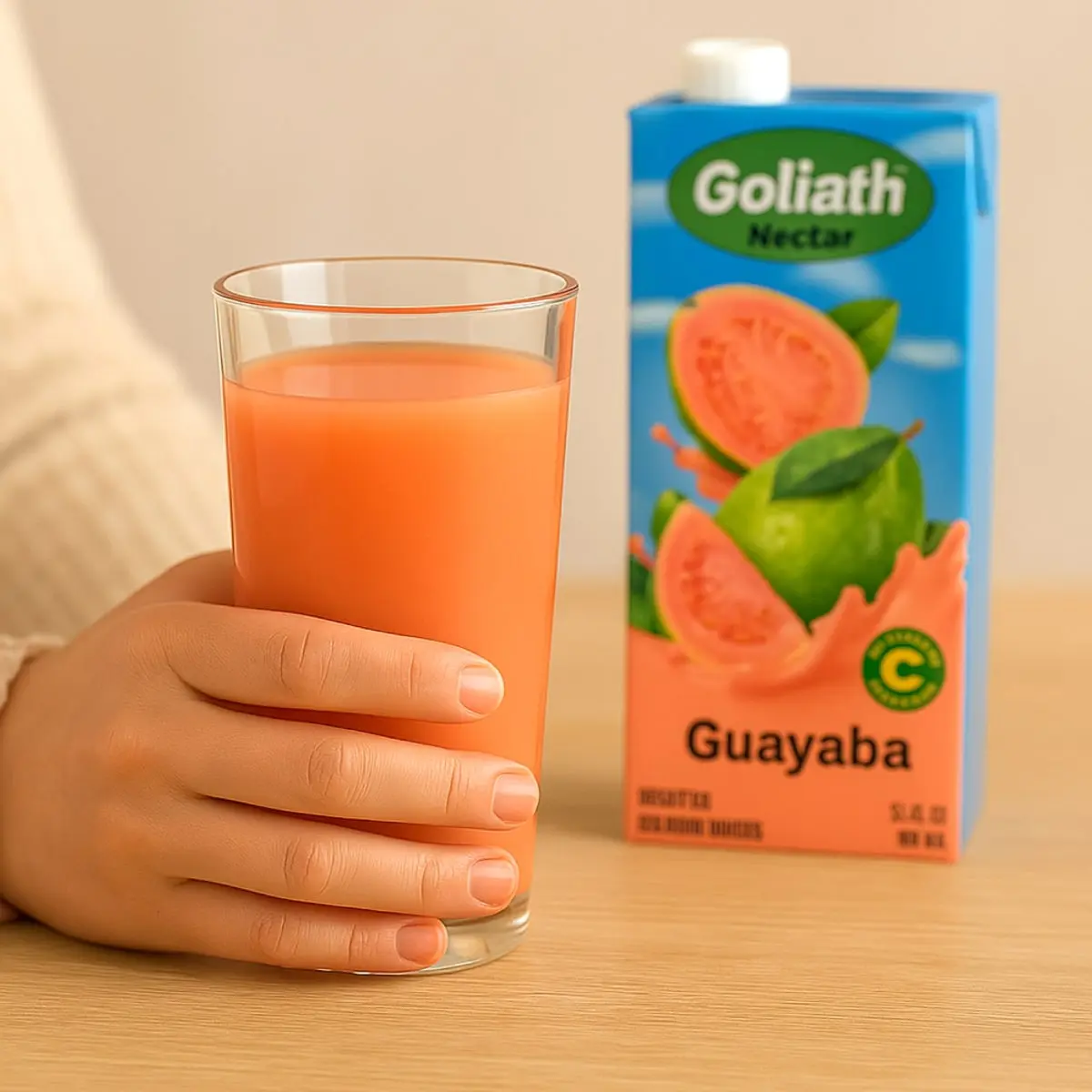Jugo sabor guayaba Goliath (4 x 946 ml / 32 fl oz) - Thumbnail 4