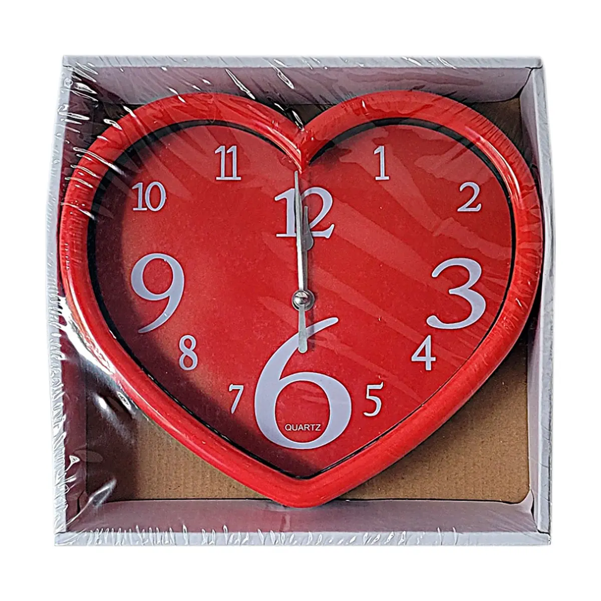 Reloj decorativo de pared en forma de corazón 21 cm Yanda - Thumbnail 4
