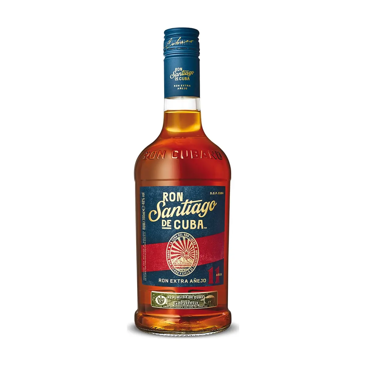 Ron Extra Añejo 11 años Santiago de Cuba (700 ml)