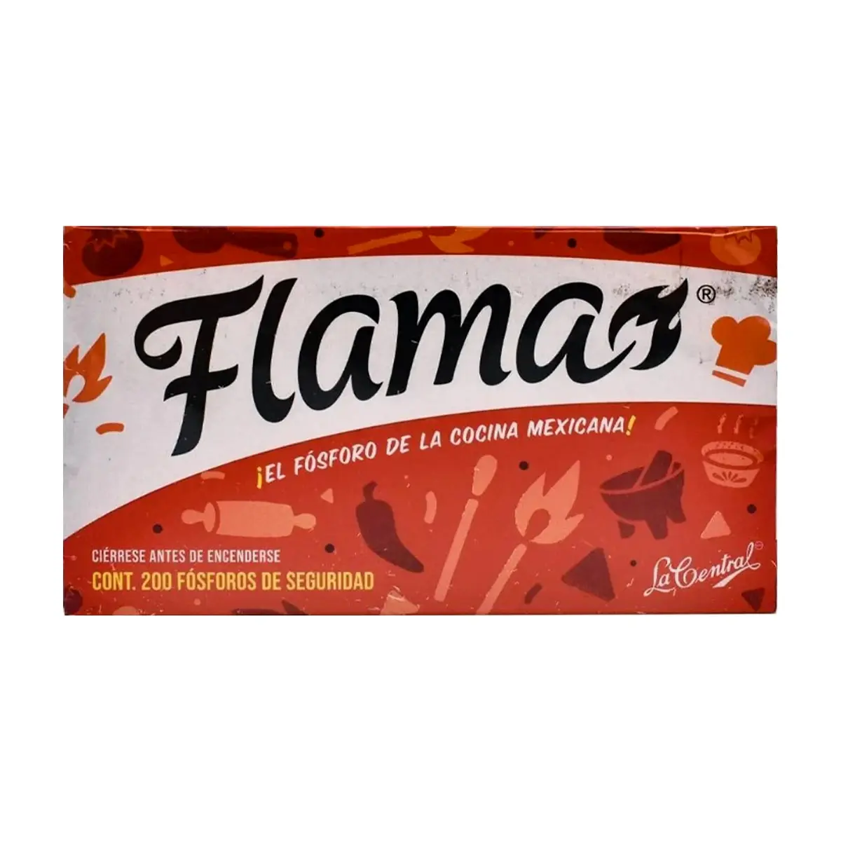 Caja de 200 fósforos Flama - Miniatura 1