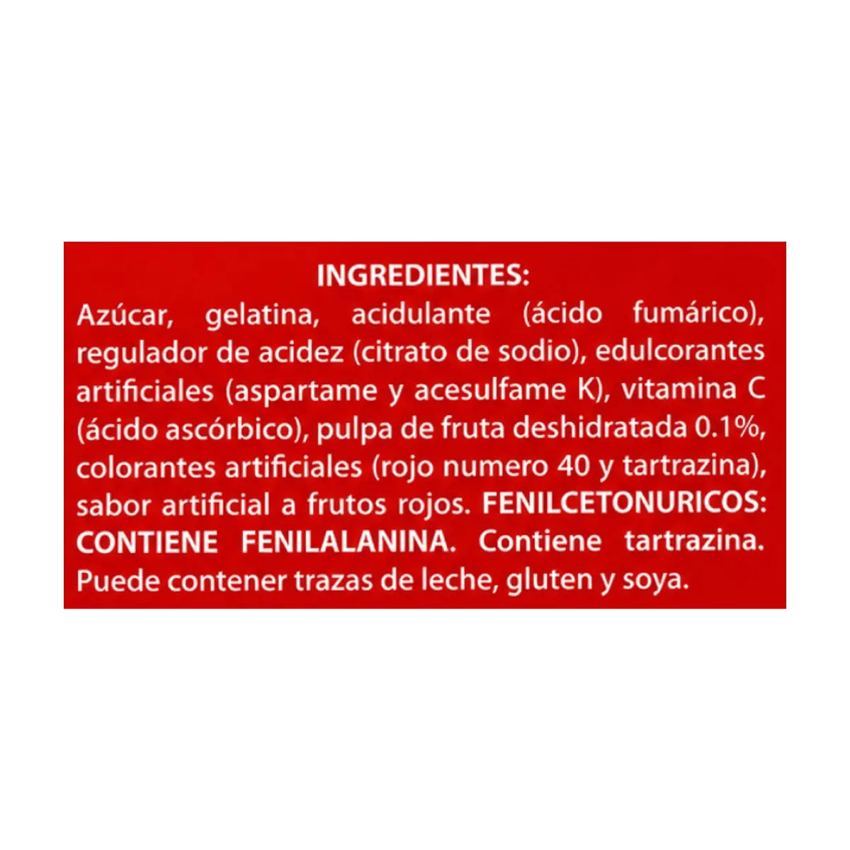 Gelatina sabor a frutos rojos Boom (40 g / 1.4 oz) - Thumbnail 3