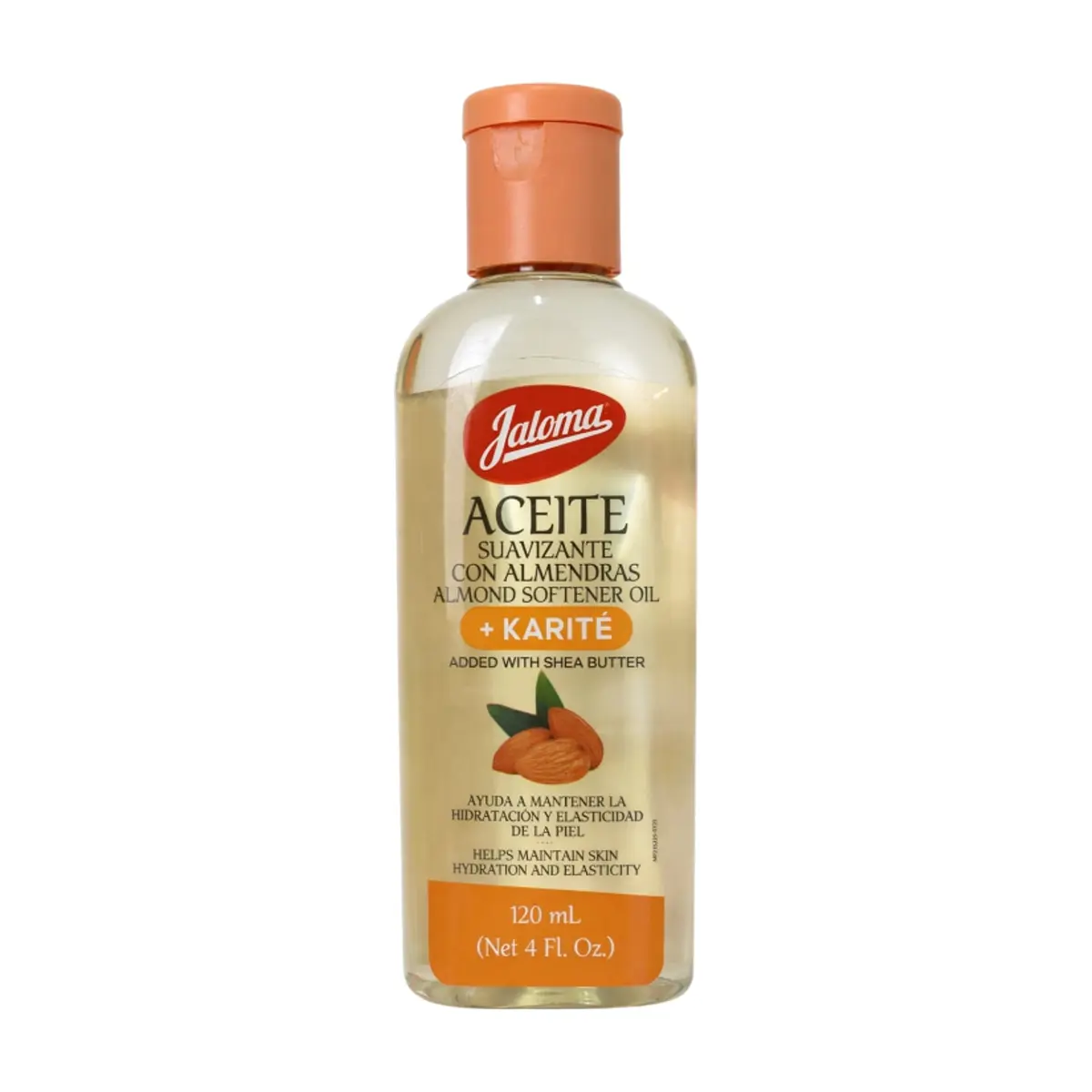 Aceite suavizante con almendras y karité Jaloma (120 ml / 4 fl oz)