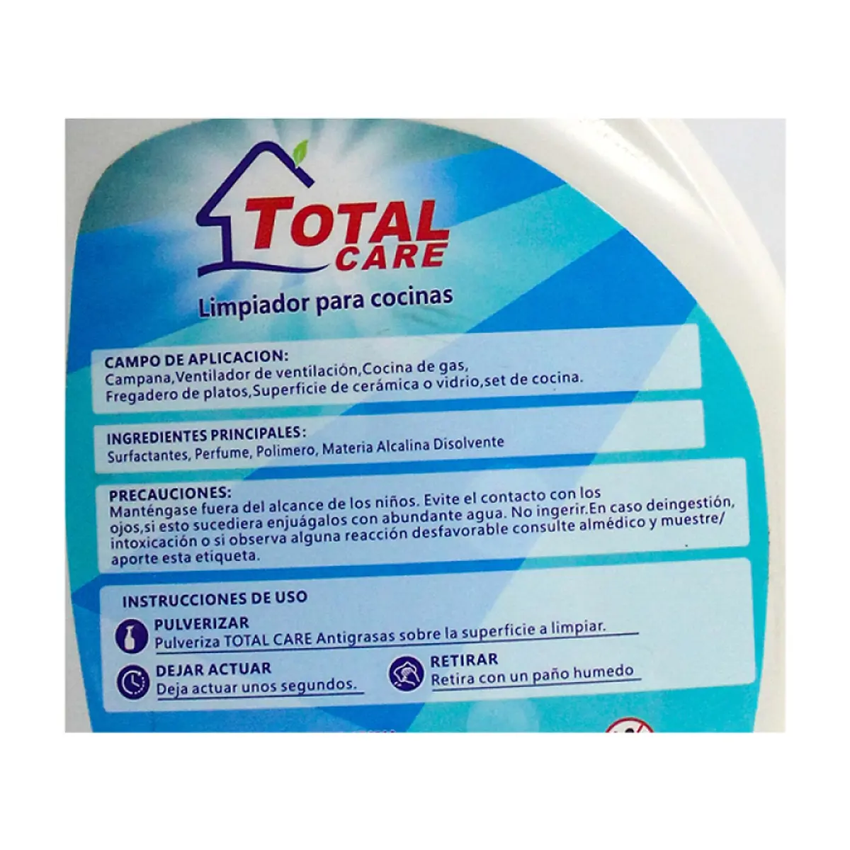 Desengrasante para cocina fragancia limón Total Care (500 ml / 16.9 oz) - Thumbnail 3
