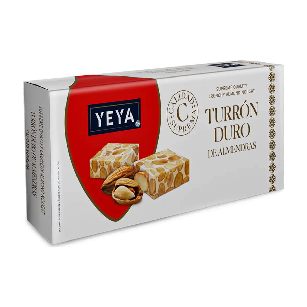 Turrón duro de almendras - Alicante - Calidad Suprema YEYA (150 g / 5.3 oz)